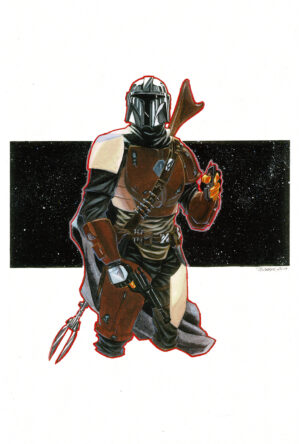A color image of the Mandalorian
